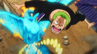 Marco The Phoenix Throws Zorro In The Air - ENG SUB | 4K BojjiTube | - One Piece Episode 1014