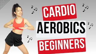 10 MIN CARDIO DANCE AEROBICS FOR BEGINNERS  🎶 Low Impact Workout NO Jumping