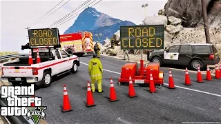 DOT Responding To Highway Mudslide in GTA 5