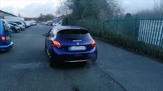 Peugeot 208 GTi Fitted with sport rear silencer