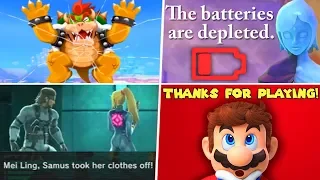 Evolution of 4th Wall Breaks in Nintendo Games (1986 - 2019)