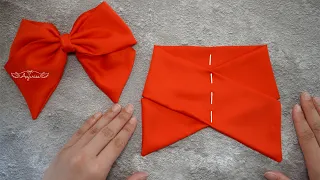 A Perfect Guide to Make SAILOR BOW 😘 DIY Sailor Hair Bow Pattern for Beginners