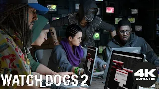 WATCH DOGS 2 | Main Mission 10 "Hack Teh World" [4K UHD 60FPS]