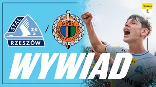 WYWIAD | Szymon Łyczko po meczu Stal Rzeszów - Chrobry Głogów (27.08.2023)