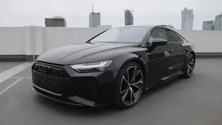 WOW! 2022 AUDI RS7 SPORTBACK - MURDERED OUT V8TT BEAST - BEST LOOKING AUDI EVER? IN DETAIL