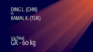 1/4 GR - 60 kg: L. DING (CHN) v. K. KAMAL (TUR)