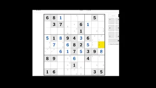 NY Times Hard Sudoku - March 21 2024 (Solution/Walkthrough)