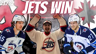 Jets Score 8 Goals Against Devils, Win 8-4 - Winnipeg Jets Game Recap/Reaction Game 23/82 (NHL News)