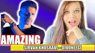 😍CANADIAN SINGER REACTS TO PERSIAN POP MUSIC | SIRVAN KHOSRAVI - DIVOONEGI | Persian Music Reaction
