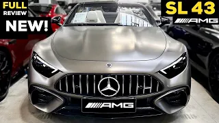 2023 MERCEDES SL 43 AMG NEW FULL In-Depth Review BRUTAL Sound Exterior Interior MBUX Price