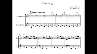 FANDANGO di Vincenzo Gambaro - Corrado Giuffredi & Ivàn Villar Sanz, clarinets