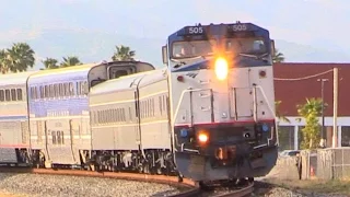 AMTRAK TRAINS (April 26th - May 16th, 2016) + BNSF METROLINK/TRAINS