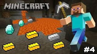 CAN I FIND GOLD & DIAMOND IN SECRET CAVE || Minecraft PE Gameplay #4