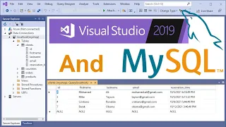 MySQL for Visual Studio 2019: Connect to MySQL Using Visual Studio 2019