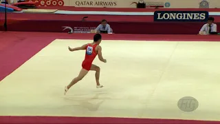 DENG Shudi (CHN) - 2018 Artistic Worlds, Doha (QAT) - Qualifications Floor Exercise