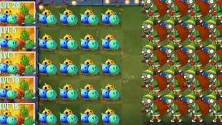 5 Different Levels of Bowling Bulbs - Epic PvZ2 MOD