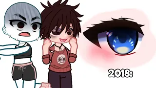 2024 VS 2018 - ( Gacha Eye Edits ) 😨😱