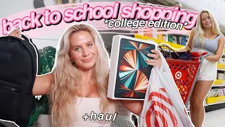 SCHOOL SUPPLIES SHOPPING + HAUL 2022 | college freshman