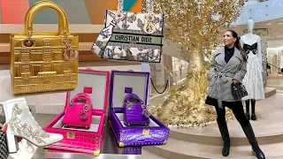 Paris Avenue Montaigne Luxury Shopping 🤩  Dior Exclusive Bags, New Cruise Collection, Lady Dior Art