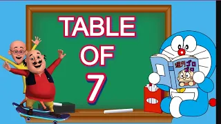 7 Table | 7 ka Table | Table of 7 | 7 Times Table Song | 7 ka Pahada | Multiplication Tables English