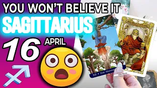 Sagittarius ♐ 😲 YOU WON’T BELIEVE IT 😲 Horoscope for Today APRIL 16 2022 ♐Sagittarius tarot