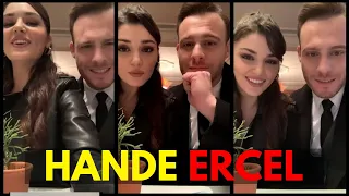 Hande Ercel ve Kerem Burcin Live 🔴 Hande Ercel Instagram live 2020  feb 6 2021