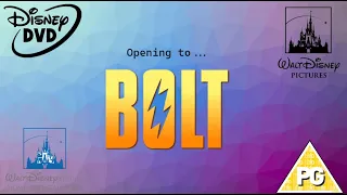 Opening to Bolt 2009 UK DVD