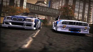 BMW M3 GTR vs BMW M3 E30 (Final Races in NFS MW)