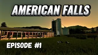 AMERICAN FALLS - NEW SERIES | Equipment and Farm Tour | Maize Harvest | Episode 1 | FS22