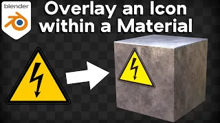 How to Overlay an Icon within a Material (Blender Tutorial)