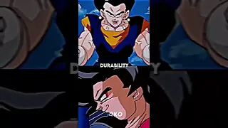 Vegito vs SSJ4 Goku (GT) #anime #dragonball #dbd #dbz #shorts