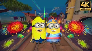 Despicable Me Minion Rush Freedonia(Special Mission) with Minion Rush Zodiac Bob n Banana Man - 4K