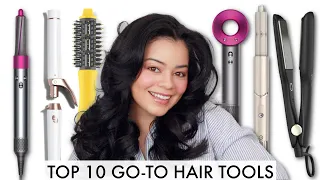 My top 10 GO-TO hair tools of ALL TIME!