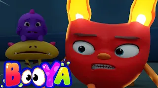 Scaredy Booya | Funny Animated Videos For Kids | Booya Cartoons for Baby and Children