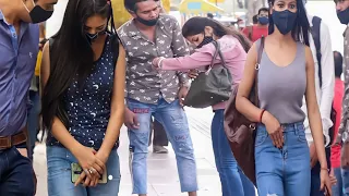 आप की Zip खुली है || Prank On Stranger || Cute Girls ||AKKI KHAN