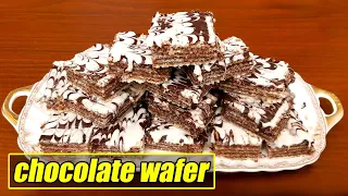 how to make Chocolate Wafer at home/delicious homemade Chocolate Wafer recipe