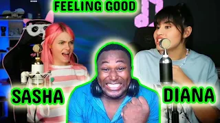 Sasha Kapustina with Guest Diana Ankudinova - Feeling Good (2022.10.19) REACTION