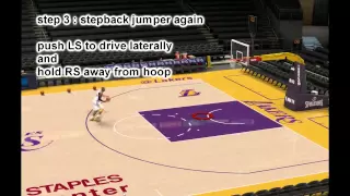 [EXBC] NBA2K14 tutorial how to do MULTI STEPBACK 2