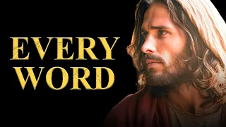Every Word Said By Jesus 📜 BOOK OF MATTHEW (KJV)