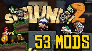 I downloaded 53 mods on Spelunky 2..