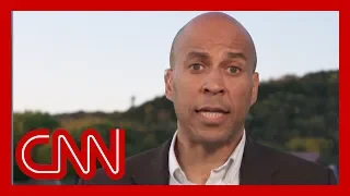 Cory Booker passionately defends Joe Biden