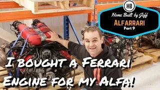 I bought a Ferrari engine for my Alfa! - Alfarrari 105 project car build part 9