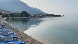 Morning Beach Walk  Baska Voda July 2023