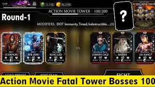 Action Movie Fatal Tower Boss Battle 100 + Guaranteed Diamond Reward (Round-1)