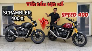 SPEED400 vs SCRAMBLER 400X: tất tần tật về 2 mẫu xe TRIUMPH 400cc mới nhất? #speed400 #scrambler400x