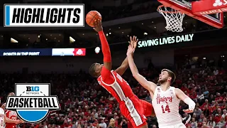 Ohio State at Nebraska | Big Ten Men's Basketball | Highlights | Jan. 2, 2022