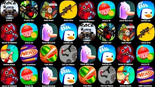 Garten Of Rainbow,Swamp Attack,Fruit Ninja,Fall Guy Master,Bullet Echo,Punch Kick Duck,Soul.io 3D