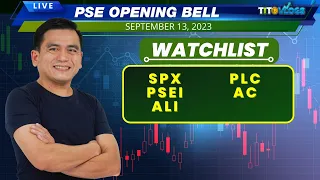 STOCKS REVIEW BY REQUEST | PSE Opening Bell Live September 13, 2023