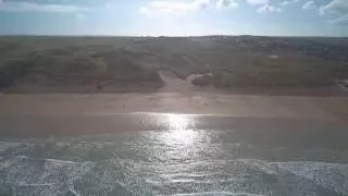 Holywell Bay Newquay North Cornwall Sea to Land View