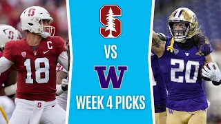 College Football Free Picks | Stanford vs Washington | NCAAF Picks and Predictions Week 4